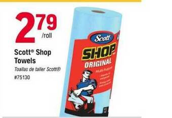 Napa Scott Shop Towels offer