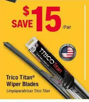 Napa Trico Titan Wiper Blades offer