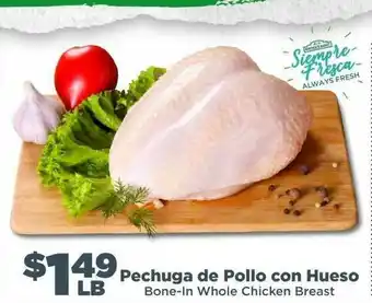 Northgate Market Pechuga De Pollo Con Hueso offer