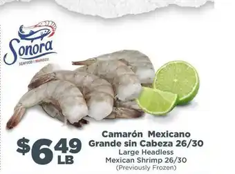Northgate Market Camaron Mexicano Grande Sin Cabeza 23-30 offer
