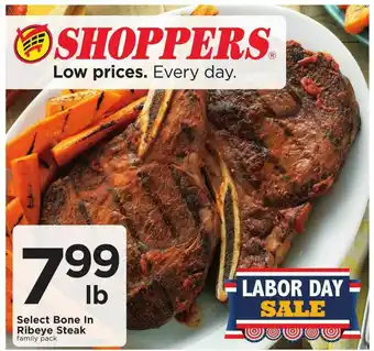 Select Bone In Ribeye Steak