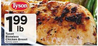 SHOPPERS Tyson Boneless Chicken Breast offer
