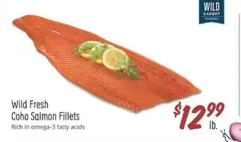 Sprouts Farmers Market Wild Fresh Coho Salmon Fillets offer