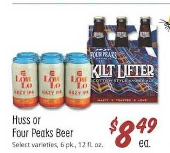 Huss Or Four Peaks Beer