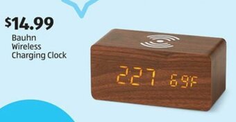 Aldi Bauhn Wireless Charging Clock offer