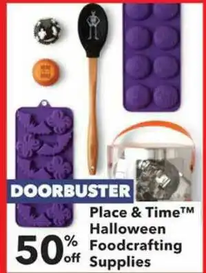 JOANN Place & Time™ Halloween Foodcrafting Supplies 50% Off offer