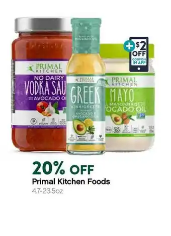 Plum Market Primal Kitchen Foods 20% Off offer