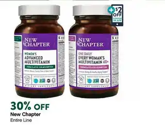 New Chapter Entire Line 30% Off