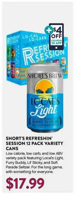Plum Market Short's Refreshin' Session 12 Pack Variety Cans offer