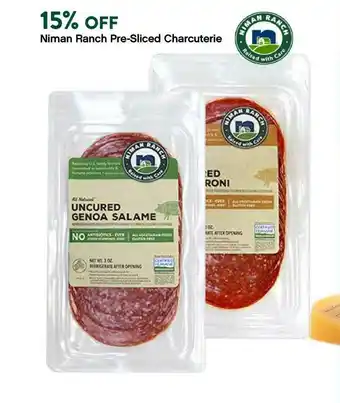 Niman Ranch Pre-Sliced Charcuterie 15% Off