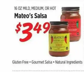 Rouses Mateo's Salsa offer