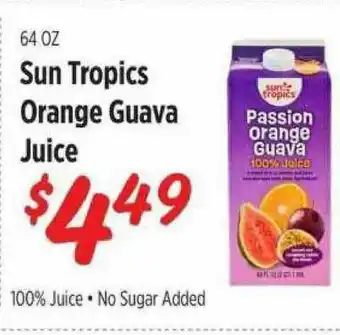 Rouses Sun Tropics Orange Guava Juice offer