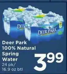 SHOPPERS Deer Park 100% Natural Spring Water offer