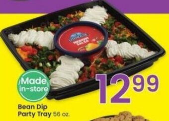 Albertsons Bean Dip Party Tray 56 oz. offer