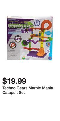 TJ Maxx Techno gears marble mania catapult set offer