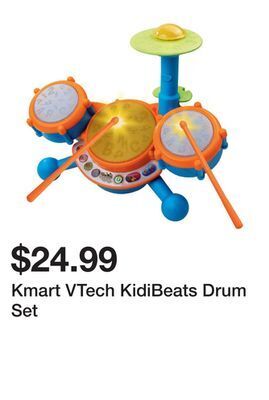 Kmart Kmart vtech kidibeats drum set offer