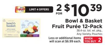 ShopRite Fruit purée 12-pack offer