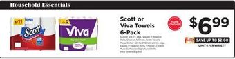 ShopRite Towels 6-pack offer