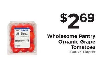 ShopRite Organic grape tomatoes offer