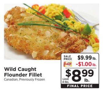 ShopRite Wild caught flounder fillet offer