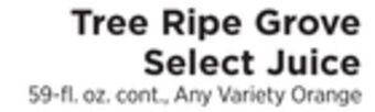 ShopRite Grove select juice offer