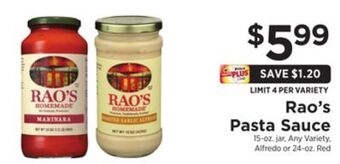 ShopRite Pasta sauce offer