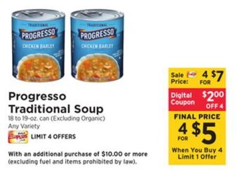 ShopRite Traditional soup offer
