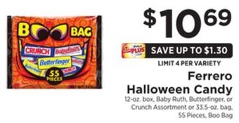ShopRite Halloween candy offer