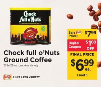 ShopRite Ground coffee offer