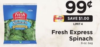 ShopRite Spinach offer
