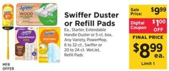 ShopRite Duster or refill pads offer