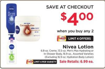 ShopRite Lotion offer