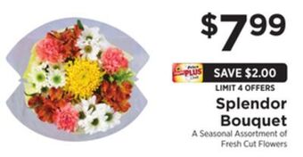ShopRite Splendor bouquet offer