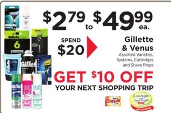 ShopRite Gillette & venus offer
