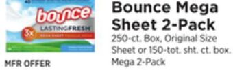 ShopRite Mega sheet 2-pack offer