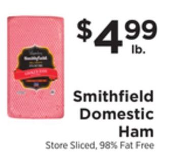 ShopRite Domestic ham offer