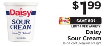 ShopRite Sour cream offer