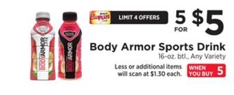 ShopRite Sports drink offer