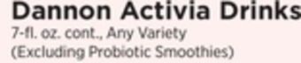 ShopRite Activia drinks offer