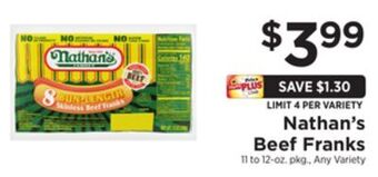 ShopRite Beef franks offer