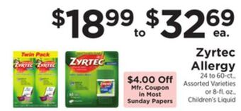 ShopRite Allergy offer