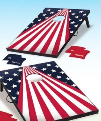 Big 5 Wild sports stars and stripes 2' x 3' cornhole bag toss game offer