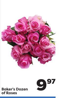 Weis Markets Baker's dozen of roses offer