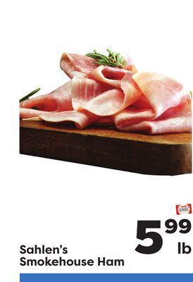 Weis Markets Sahlen's smokehouse ham offer