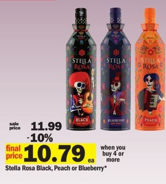 Meijer Stella rosa black, peach or blueberry offer