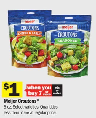 Meijer Meijer croutons offer
