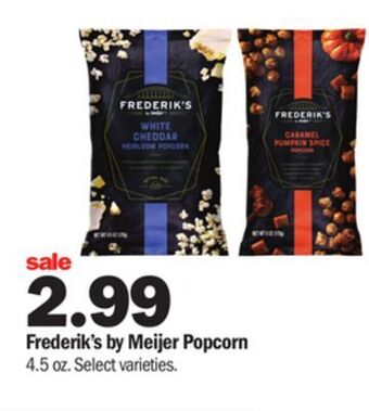 Meijer Frederik's by meijer popcorn offer
