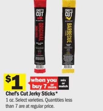 Meijer Chef's cut jerky sticks offer
