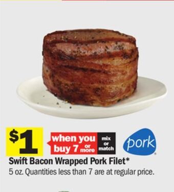 Meijer Swift bacon wrapped pork filet offer