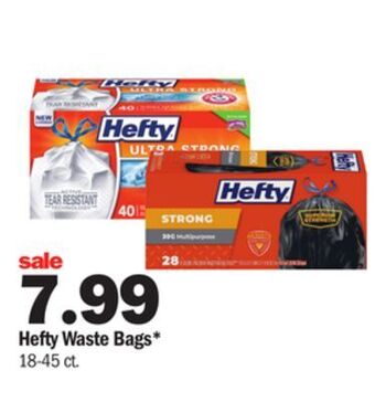 Meijer Hefty waste bags offer